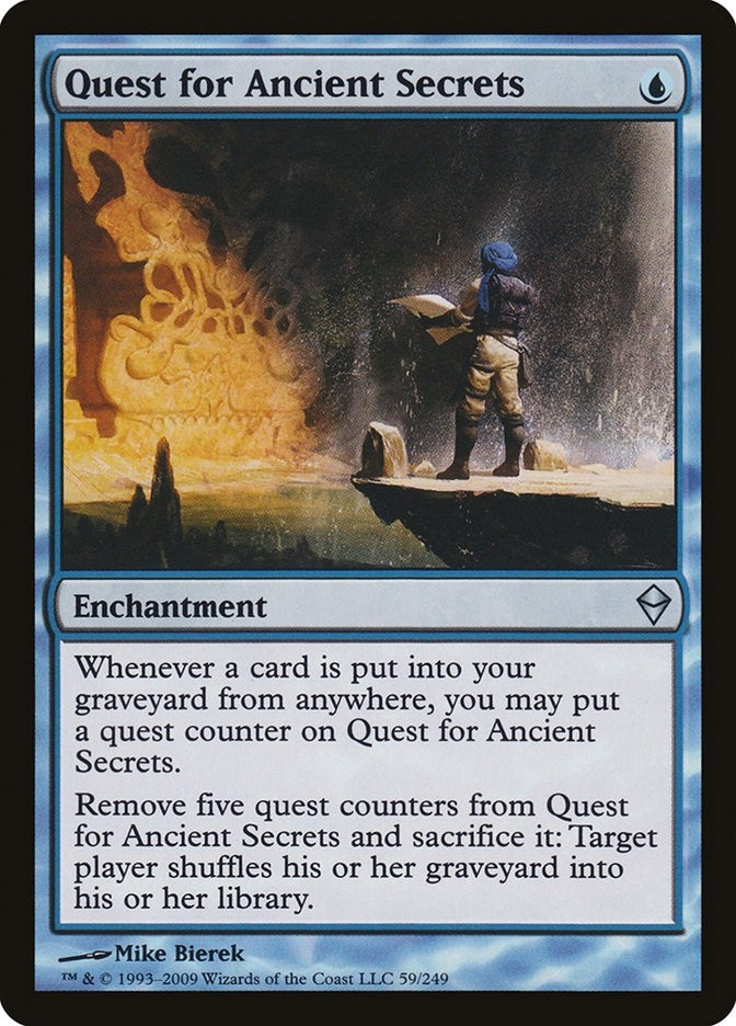 Image for Quest for Ancient Secrets (Zendikar) (59) - Magic: The Gathering