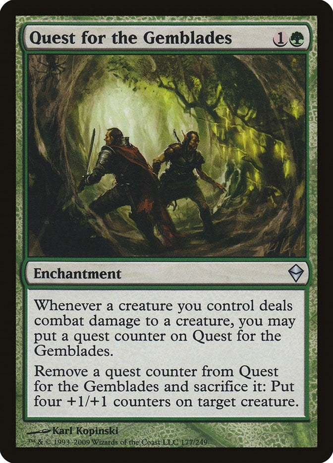 Image for Quest for the Gemblades (Zendikar) (177) - Magic: The Gathering