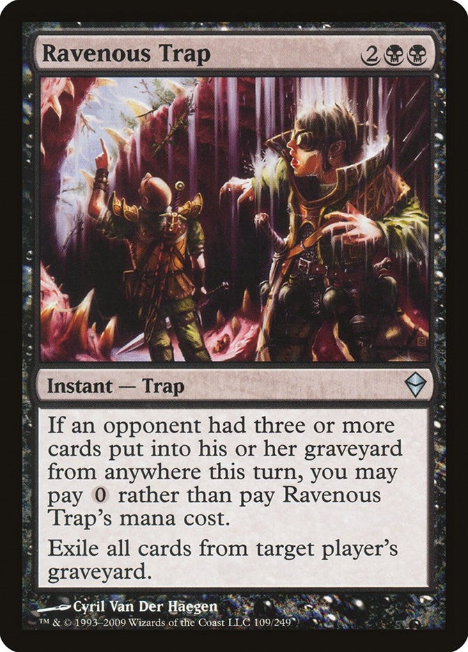 Image for Ravenous Trap (Zendikar) (109) - Magic: The Gathering