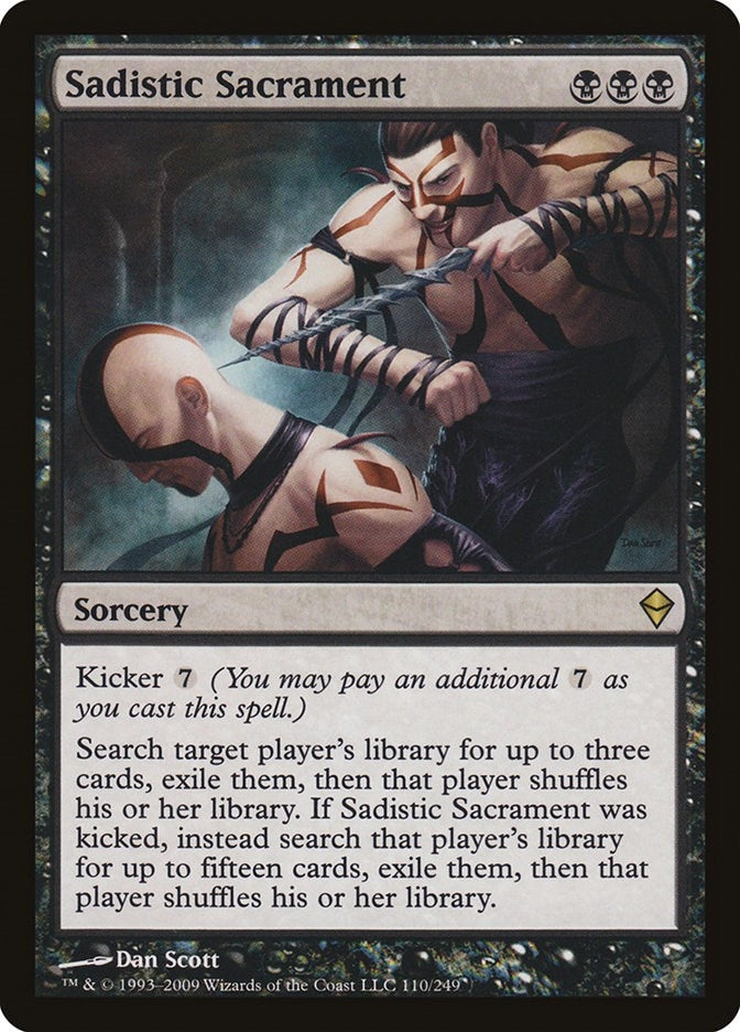 Image for Sadistic Sacrament (Zendikar) (110) - Magic: The Gathering