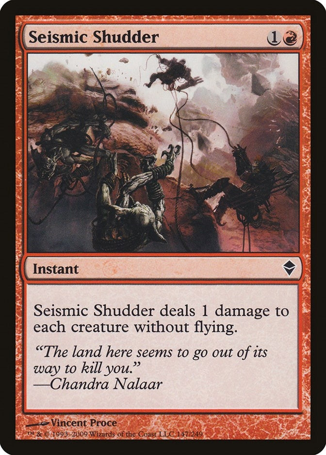 Image for Seismic Shudder (Zendikar) (147) - Magic: The Gathering