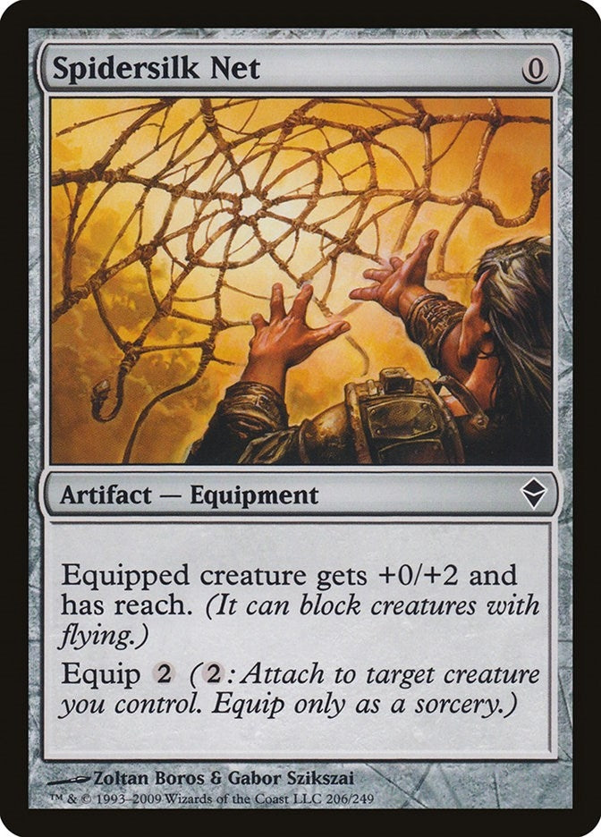 Image for Spidersilk Net (Zendikar) (206) - Magic: The Gathering