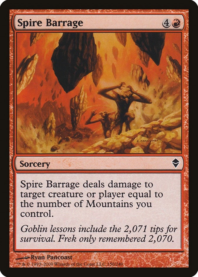 Image for Spire Barrage (Zendikar) (150) - Magic: The Gathering