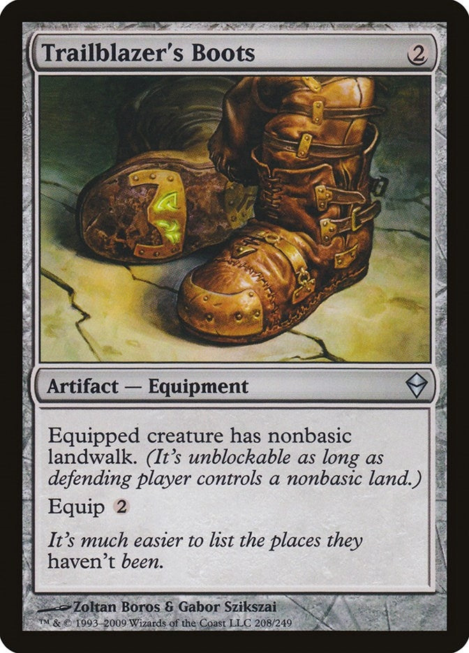 Image for Trailblazer's Boots (Zendikar) (208) - Magic: The Gathering