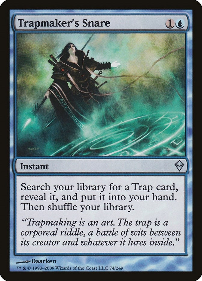 Image for Trapmaker's Snare (Zendikar) (74) - Magic: The Gathering