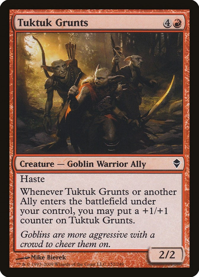 Image for Tuktuk Grunts (Zendikar) (152) - Magic: The Gathering