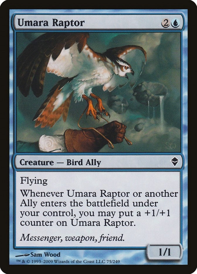 Image for Umara Raptor (Zendikar) (75) - Magic: The Gathering