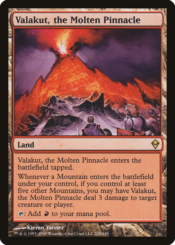 Image for Valakut, the Molten Pinnacle (Zendikar) (228) - Magic: The Gathering