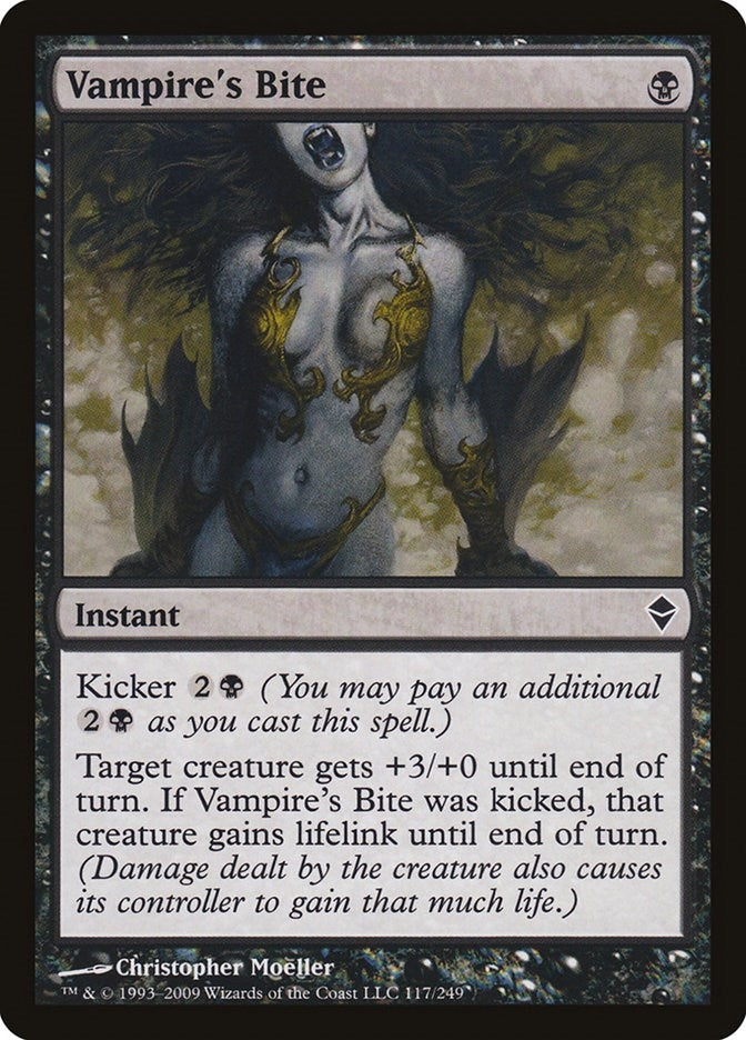 Image for Vampire's Bite (Zendikar) (117) - Magic: The Gathering