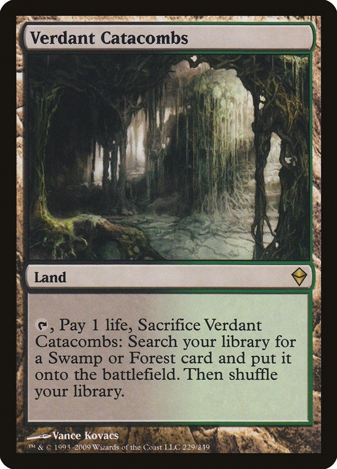 Image for Verdant Catacombs (Zendikar) (229) - Magic: The Gathering
