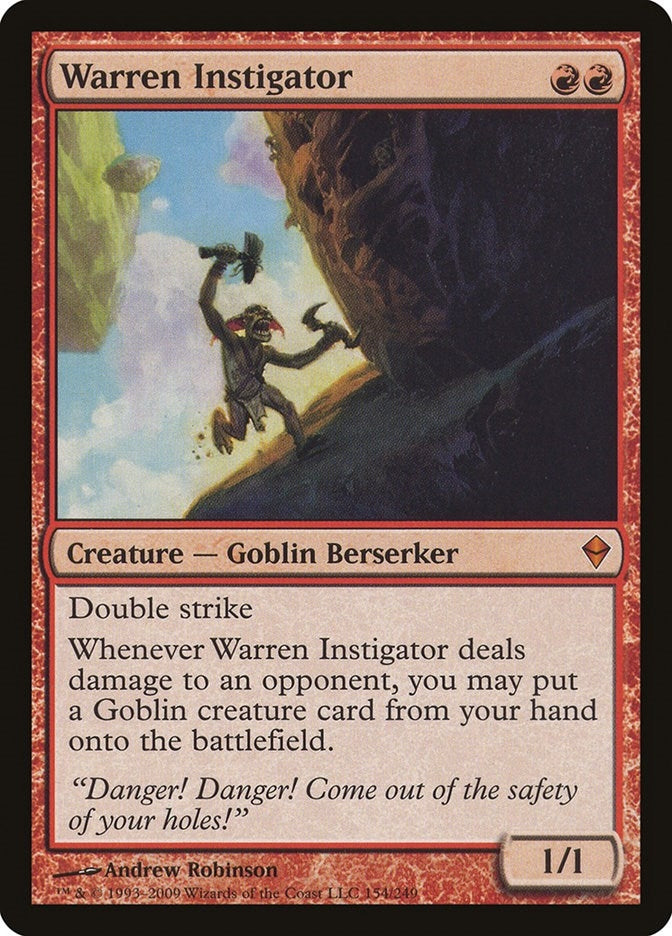 Image for Warren Instigator (Zendikar) (154) - Magic: The Gathering