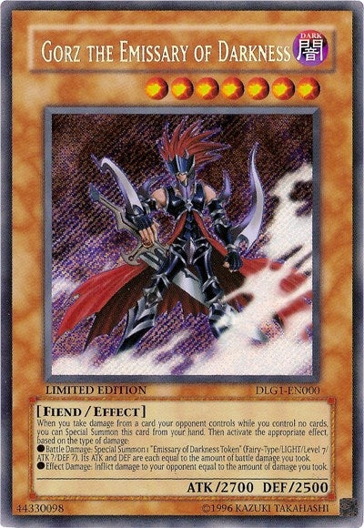 Image for Gorz the Emissary of Darkness (Dark Legends) (DLG1-EN000) - YuGiOh