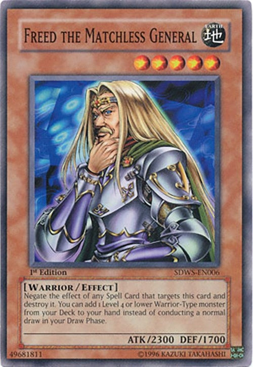 Image for Freed the Matchless General (Structure Deck: Warriors' Strike) (SDWS-EN006) - YuGiOh