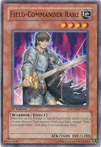 Image for Field-Commander Rahz (Structure Deck: Warriors' Strike) (SDWS-EN015) - YuGiOh
