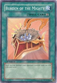 Image for Burden of the Mighty (Structure Deck: Warriors' Strike) (SDWS-EN019) - YuGiOh