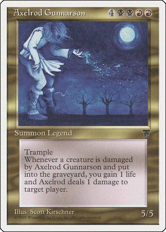 Image for Axelrod Gunnarson (Chronicles) - Magic: The Gathering