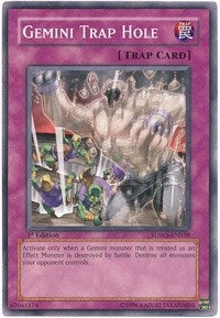 Image for Gemini Trap Hole (Structure Deck: Warriors' Strike) (SDWS-EN038) - YuGiOh