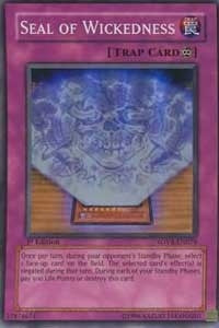 Image for Seal of Wickedness (Stardust Overdrive) (SOVR-EN079) - YuGiOh