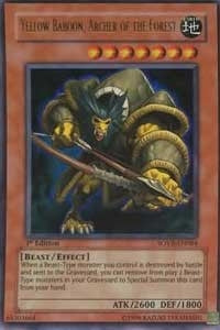 Image for Yellow Baboon, Archer of the Forest (Stardust Overdrive) (SOVR-EN084) - YuGiOh
