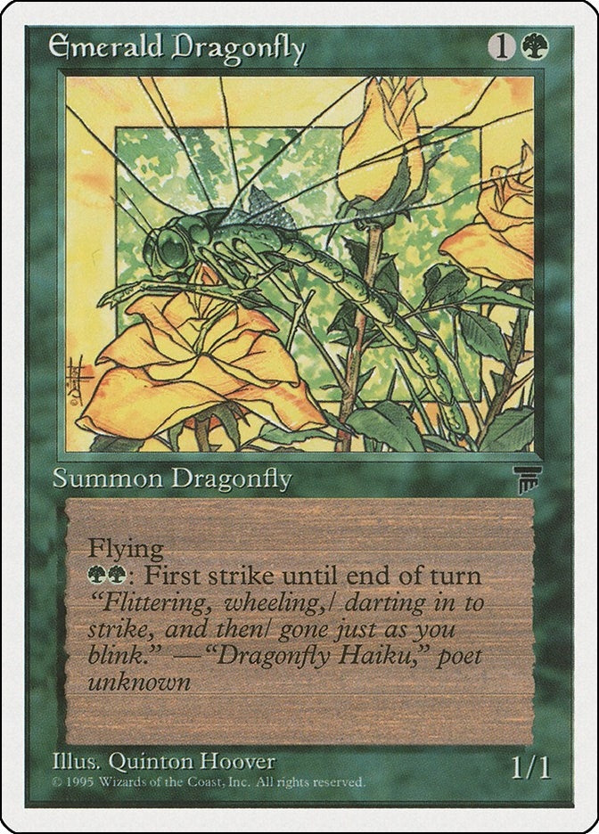 Image for Emerald Dragonfly (Chronicles) - Magic: The Gathering
