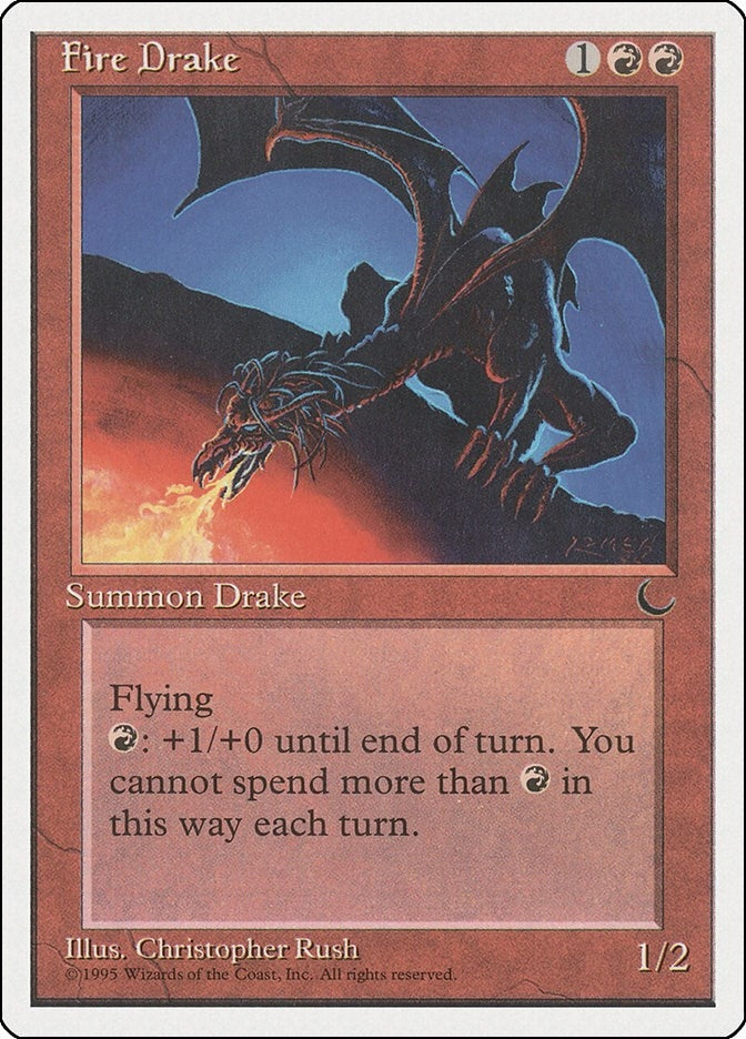 Image for Fire Drake (Chronicles) - Magic: The Gathering