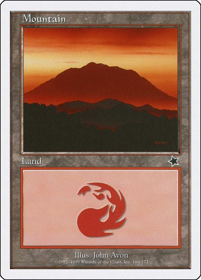 Image for Mountain (166) (Starter 1999) (166) - Magic: The Gathering