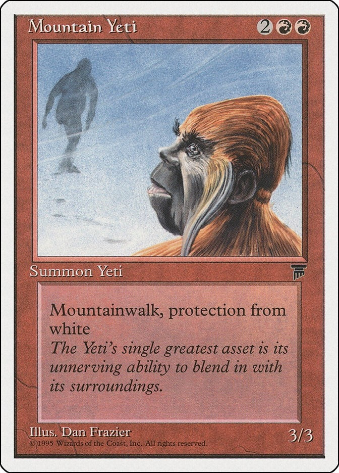 Image for Mountain Yeti (Chronicles) - Magic: The Gathering