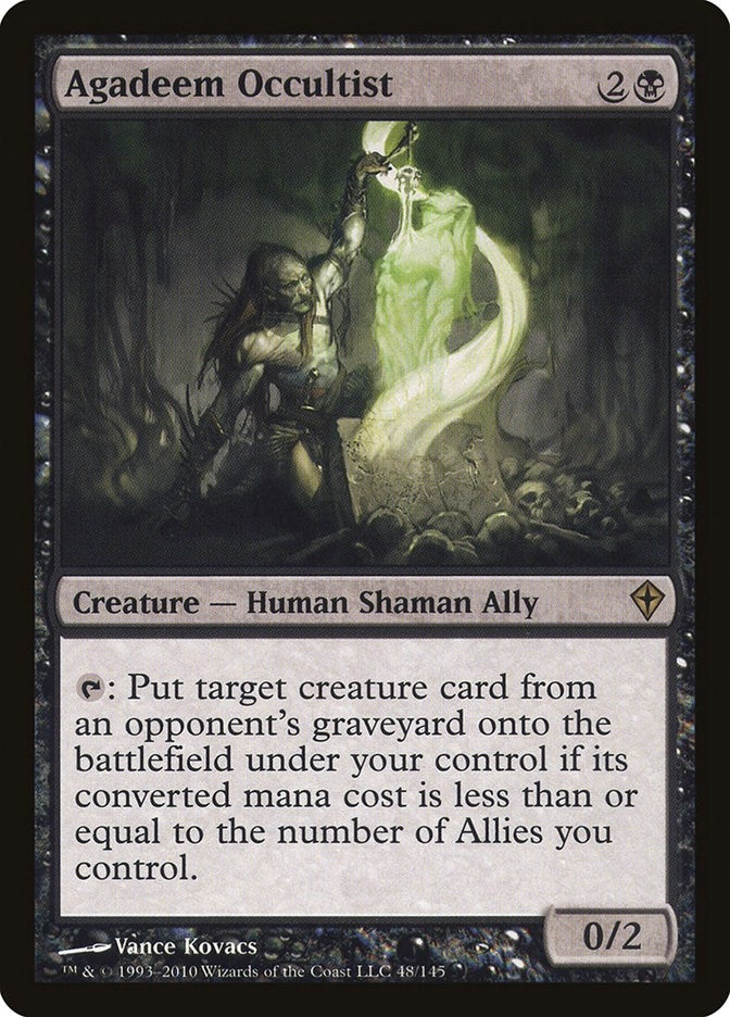 Image for Agadeem Occultist (Worldwake) (48) - Magic: The Gathering