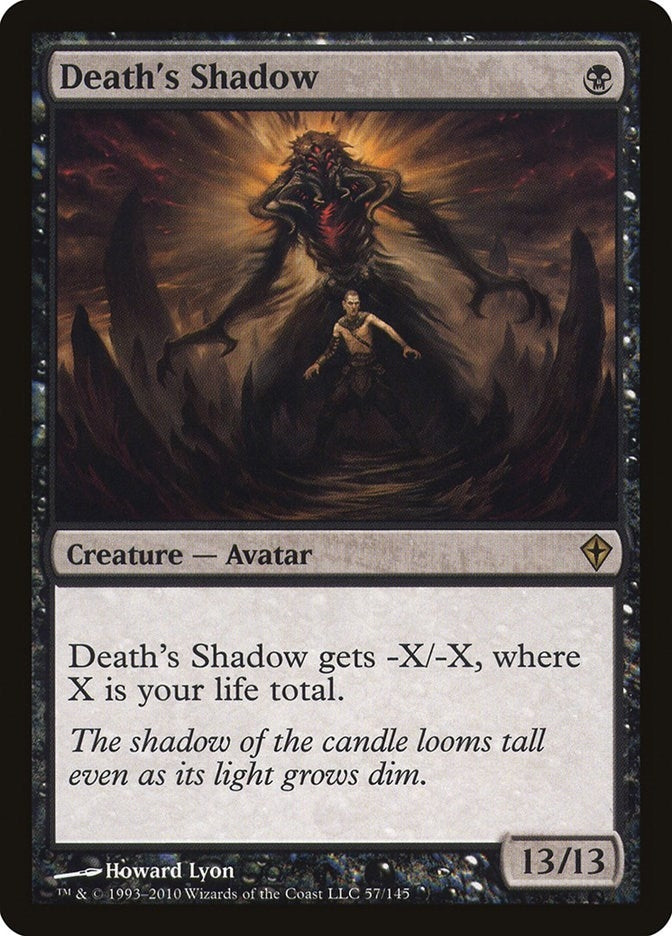 Image for Death's Shadow (Worldwake) (57) - Magic: The Gathering