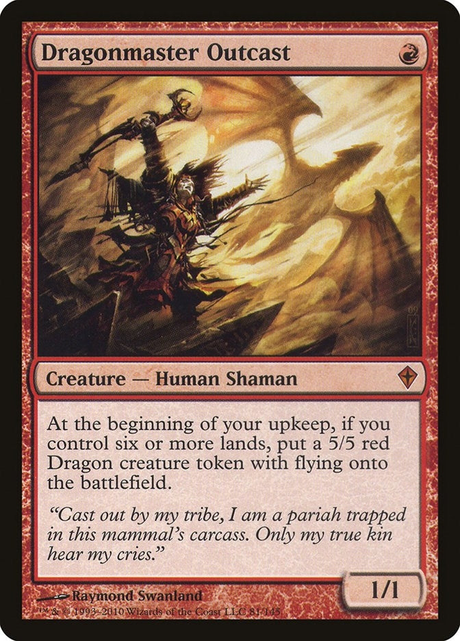 Image for Dragonmaster Outcast (Worldwake) (81) - Magic: The Gathering