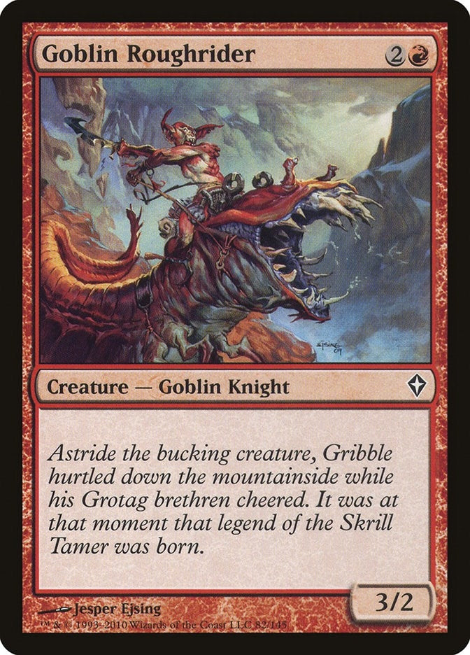 Image for Goblin Roughrider (Worldwake) (82) - Magic: The Gathering
