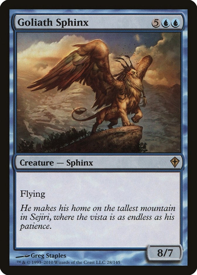 Image for Goliath Sphinx (Worldwake) (28) - Magic: The Gathering