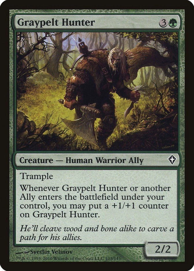 Image for Graypelt Hunter (Worldwake) (103) - Magic: The Gathering