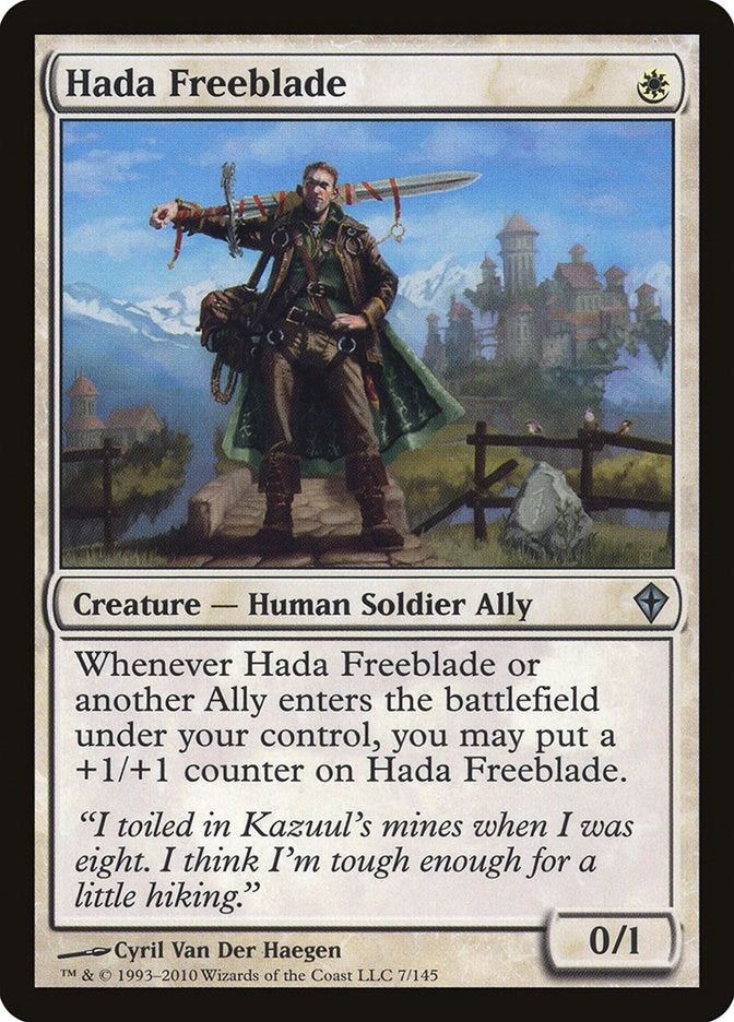 Image for Hada Freeblade (Worldwake) (7) - Magic: The Gathering