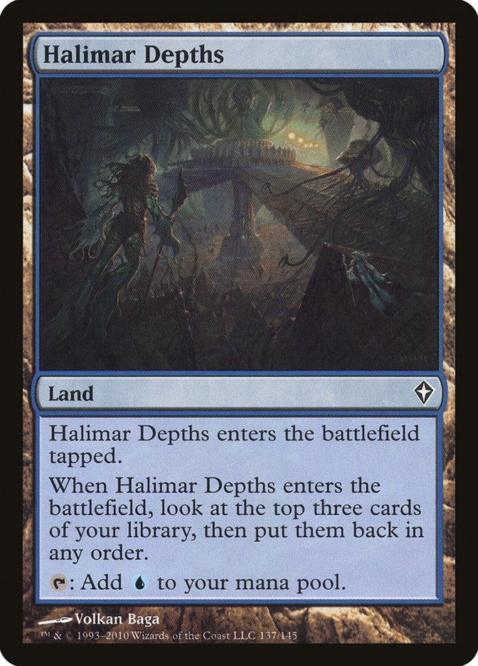 Image for Halimar Depths (Worldwake) (137) - Magic: The Gathering