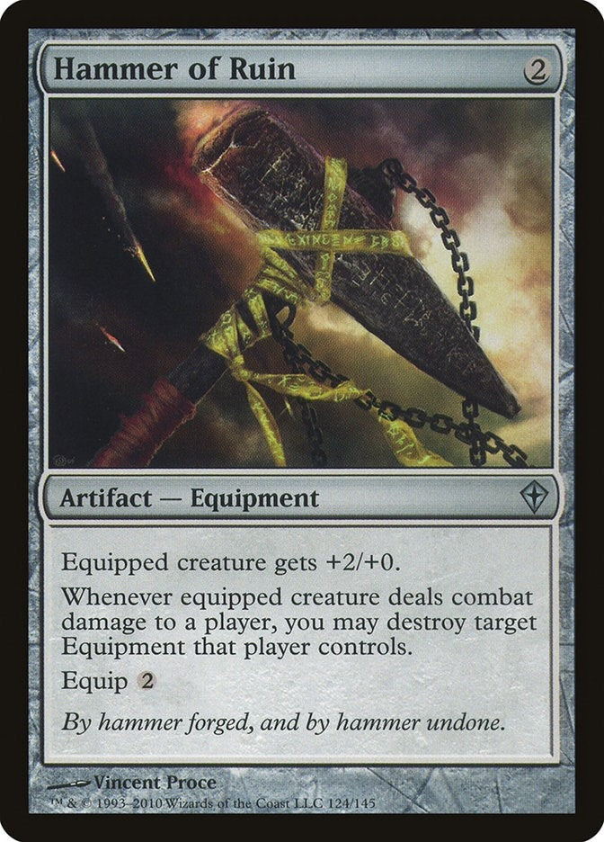 Image for Hammer of Ruin (Worldwake) (124) - Magic: The Gathering
