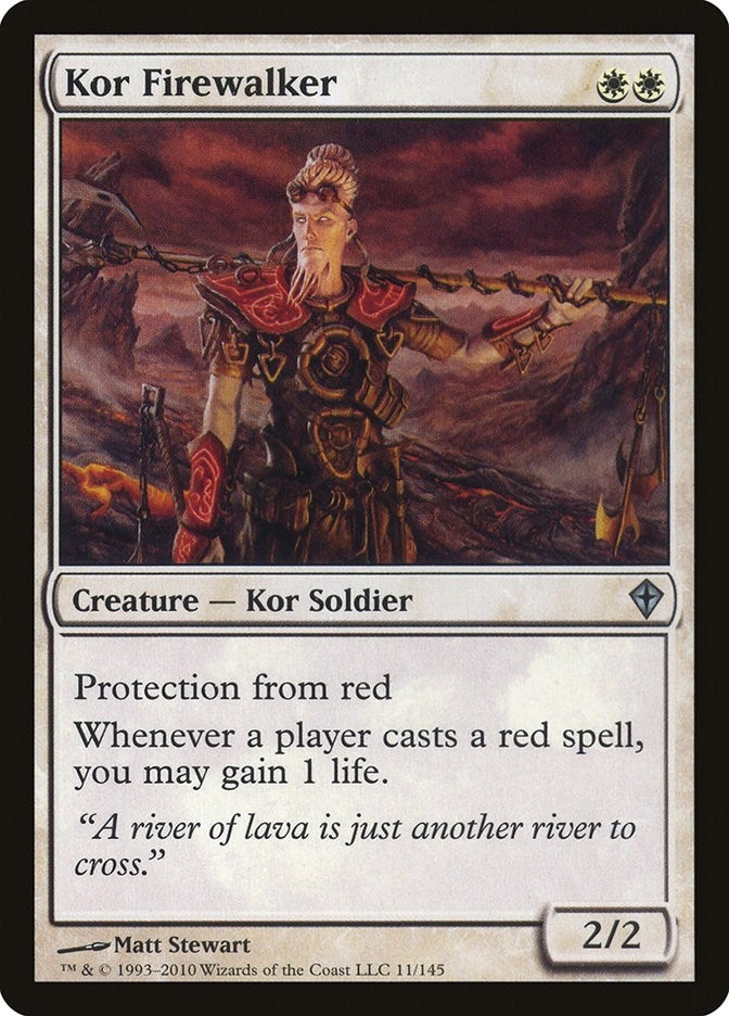 Image for Kor Firewalker (Worldwake) (11) - Magic: The Gathering