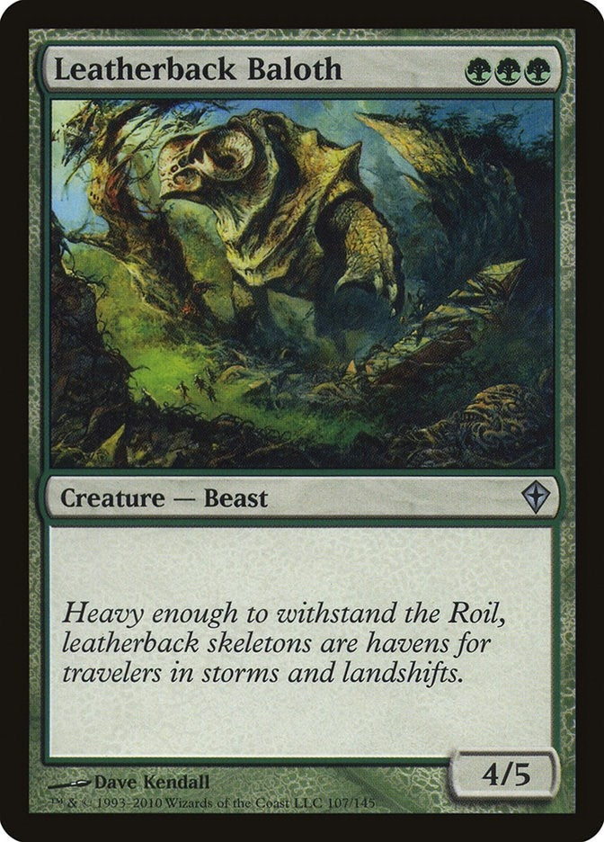 Image for Leatherback Baloth (Worldwake) (107) - Magic: The Gathering