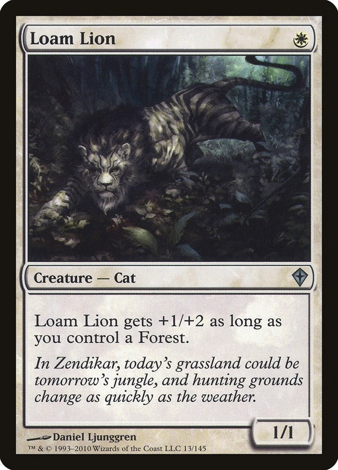Image for Loam Lion (Worldwake) (13) - Magic: The Gathering