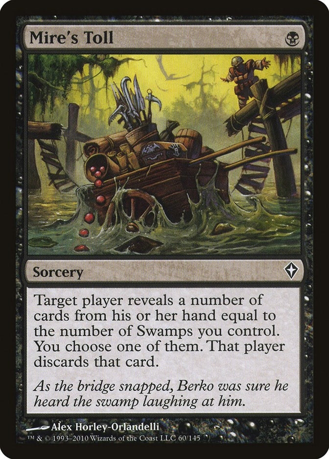 Image for Mire's Toll (Worldwake) (60) - Magic: The Gathering