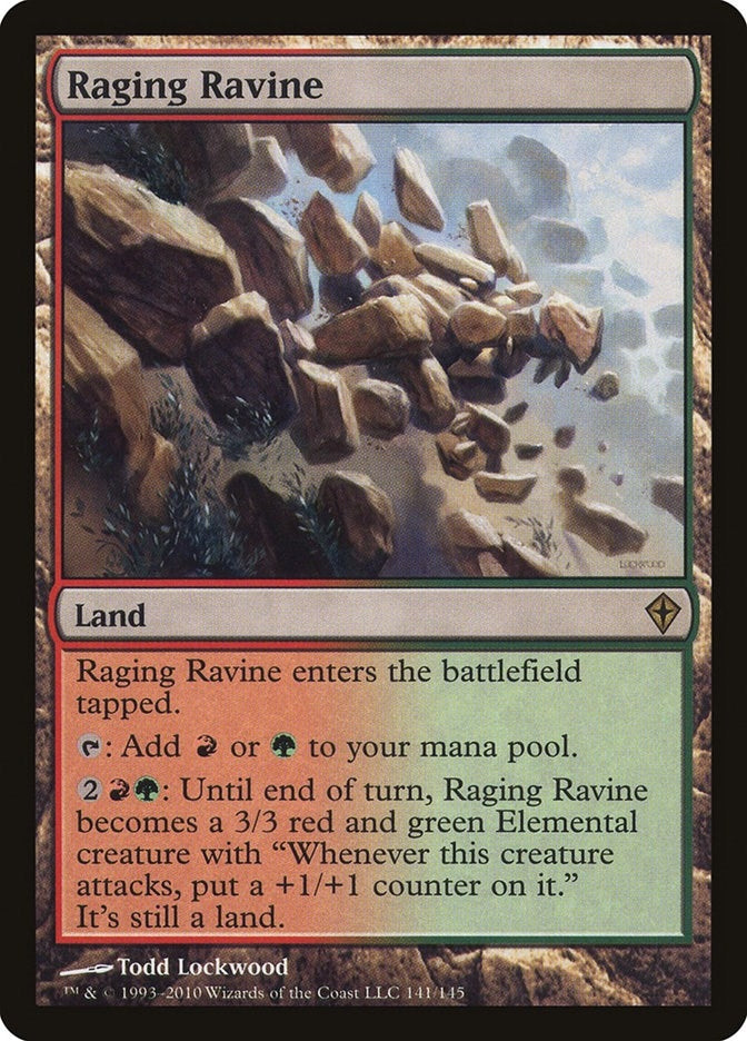 Image for Raging Ravine (Worldwake) (141) - Magic: The Gathering