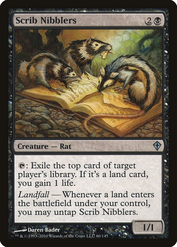 Image for Scrib Nibblers (Worldwake) (66) - Magic: The Gathering