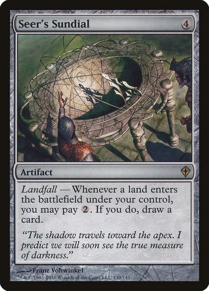 Image for Seer's Sundial (Worldwake) (130) - Magic: The Gathering