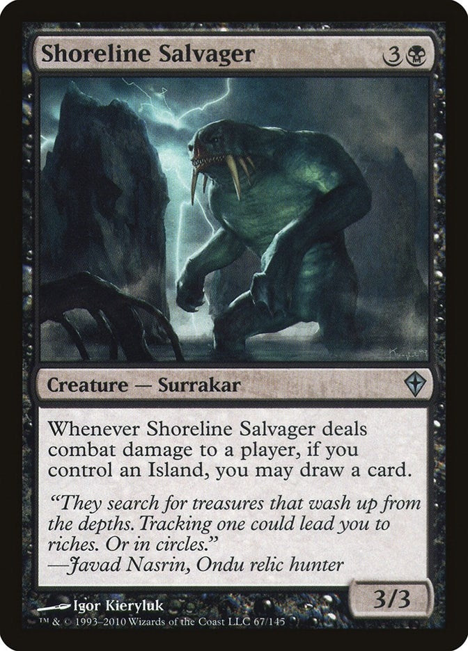 Image for Shoreline Salvager (Worldwake) (67) - Magic: The Gathering