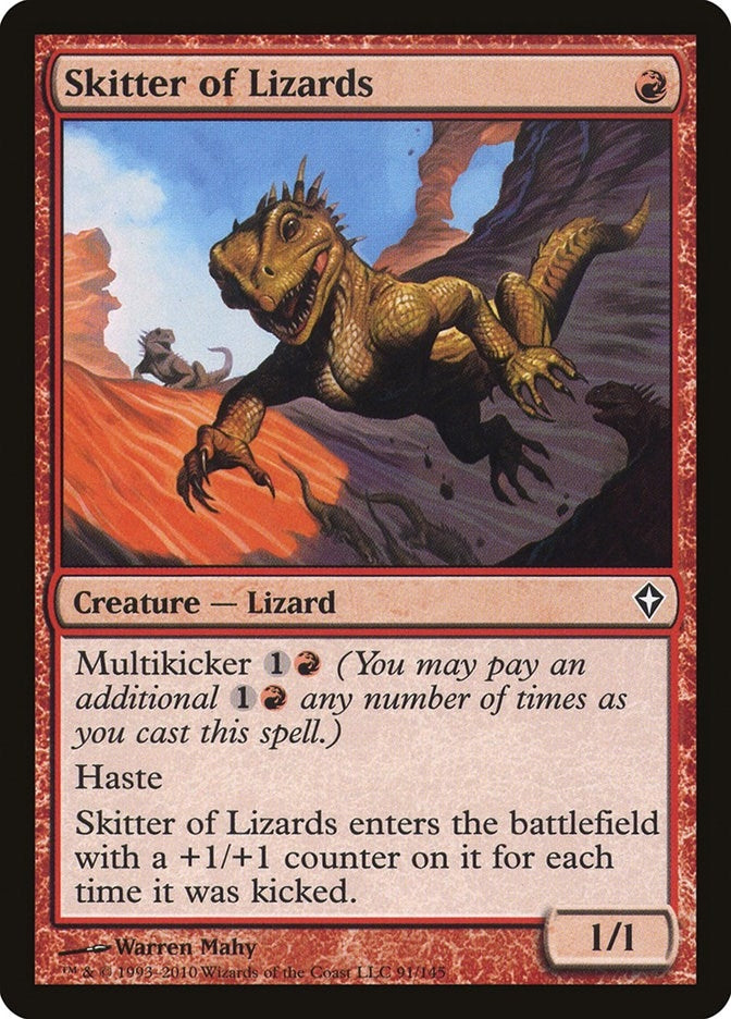 Image for Skitter of Lizards (Worldwake) (91) - Magic: The Gathering