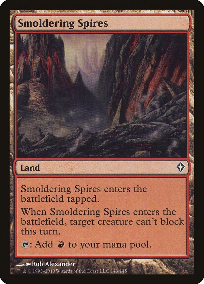 Image for Smoldering Spires (Worldwake) (143) - Magic: The Gathering