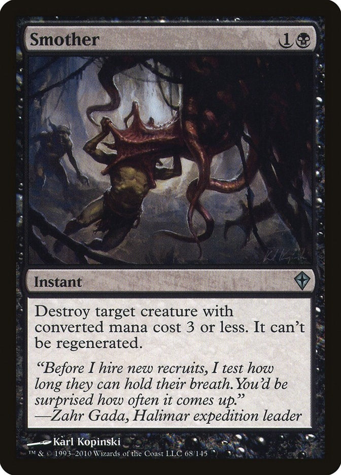 Image for Smother (Worldwake) (68) - Magic: The Gathering