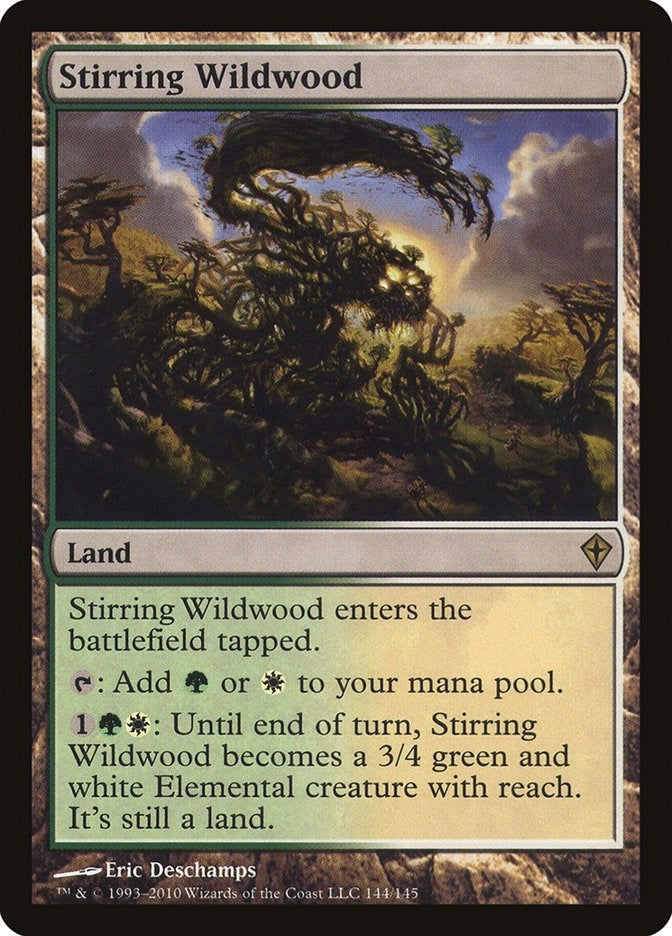 Image for Stirring Wildwood (Worldwake) (144) - Magic: The Gathering