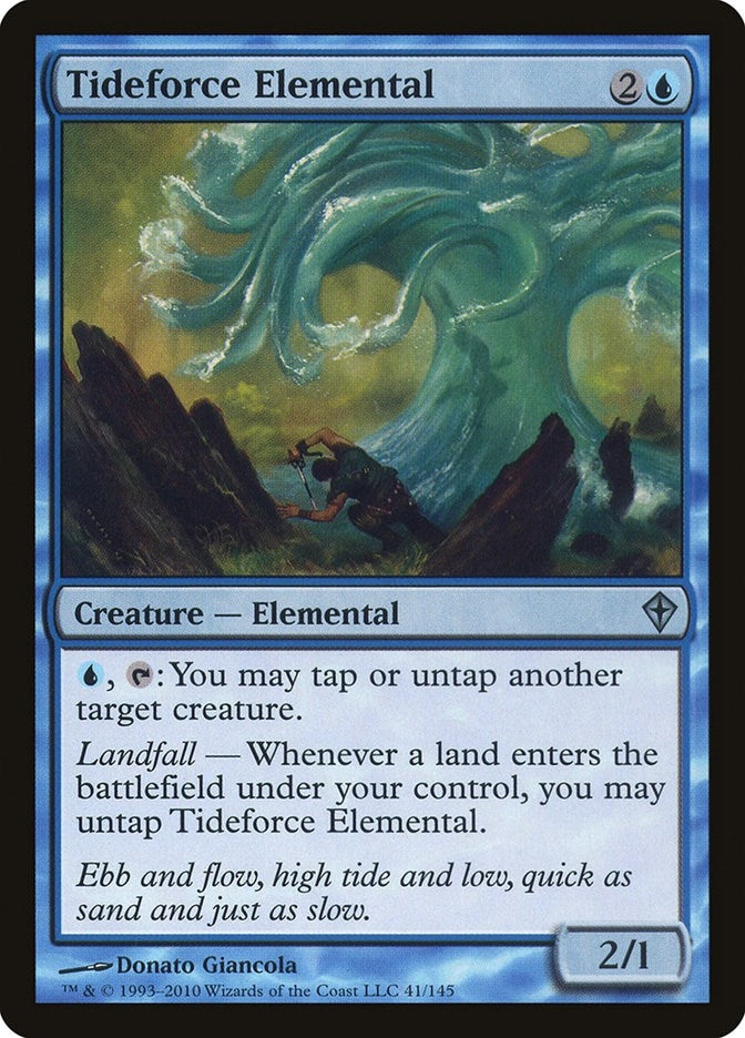 Image for Tideforce Elemental (Worldwake) (41) - Magic: The Gathering