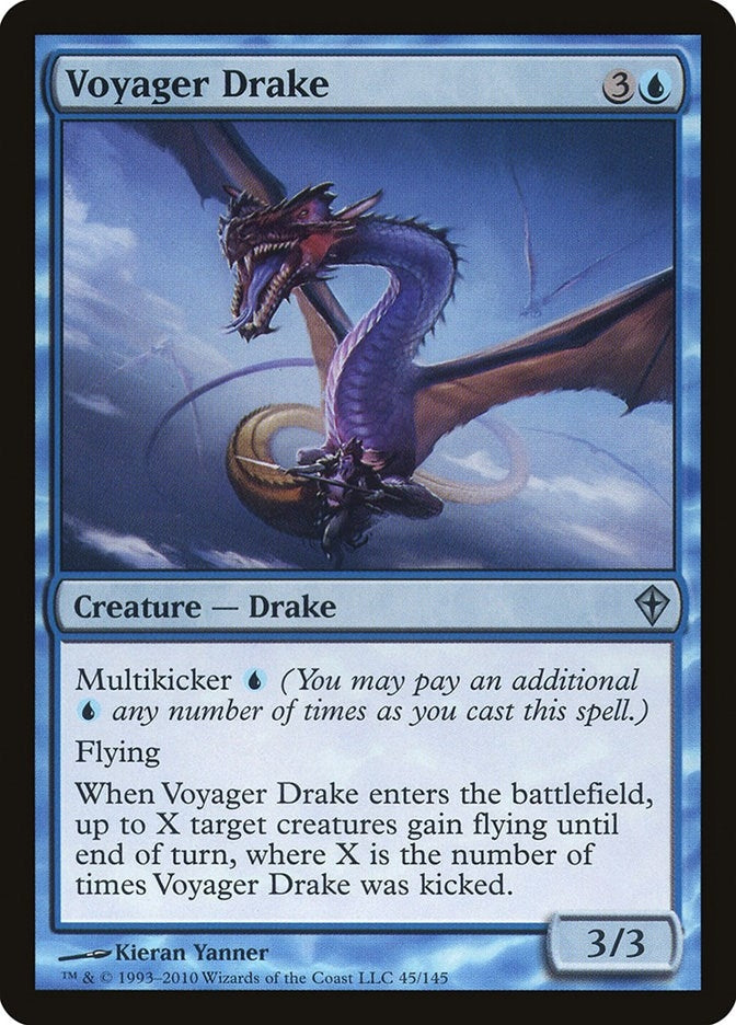 Image for Voyager Drake (Worldwake) (45) - Magic: The Gathering